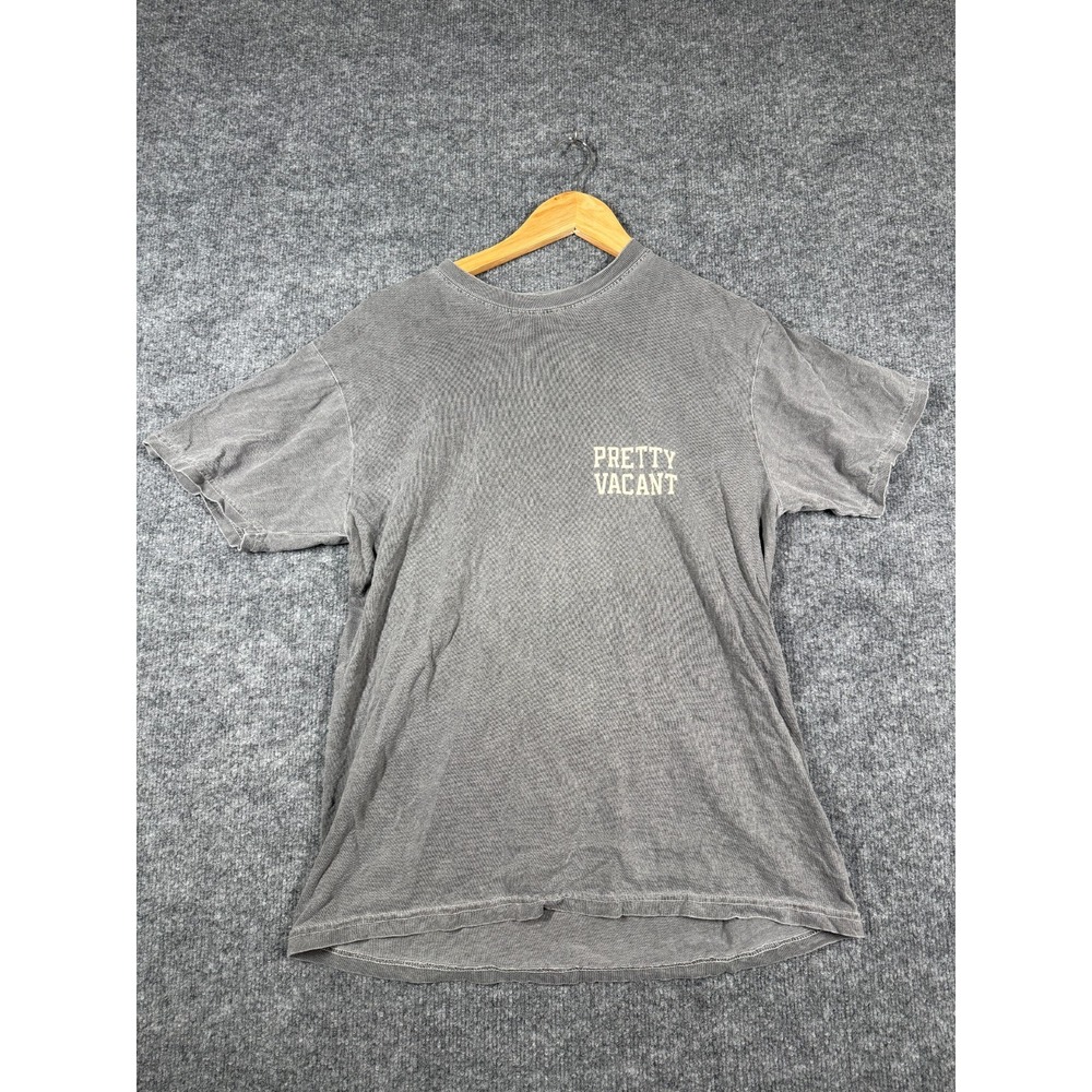 Pretty Vacant Vacant Nashville T-Shirt Womens Medium Dark Gray Graphic Crew Neck